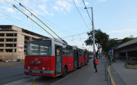 В Ярославле ежедневно проводят дезинфекцию общественного транспорта